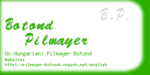 botond pilmayer business card